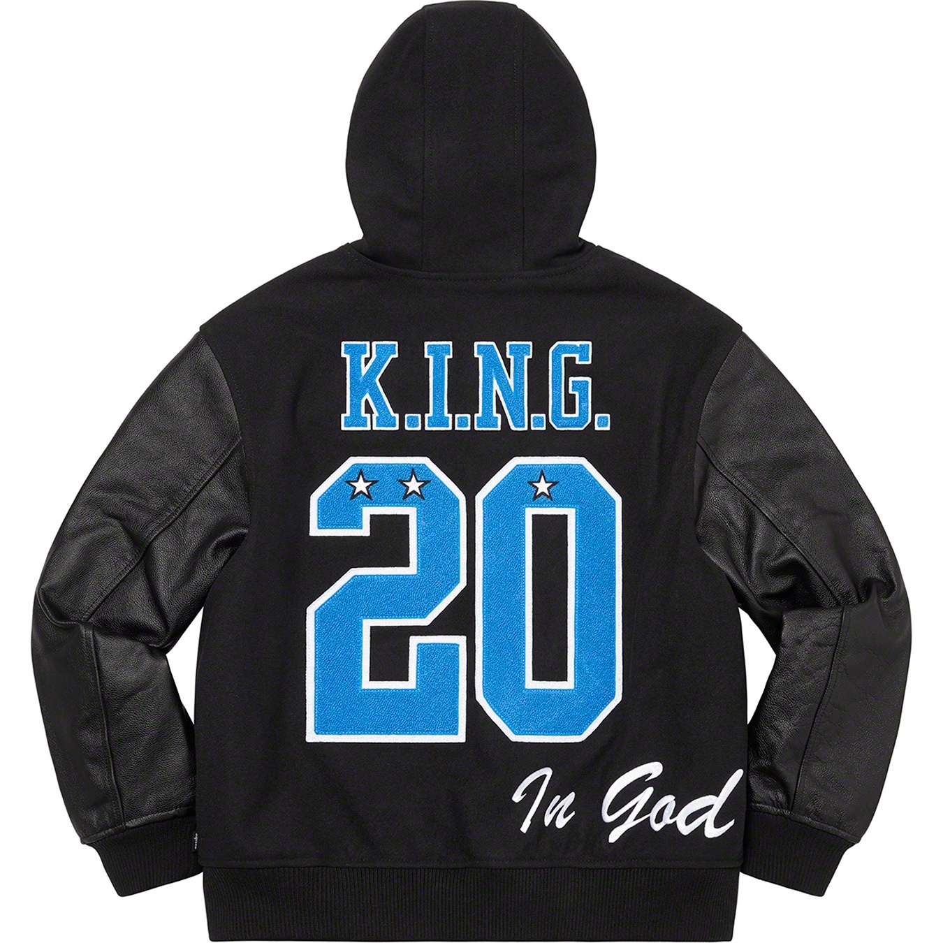 King Hooded Varsity Jacket view 11